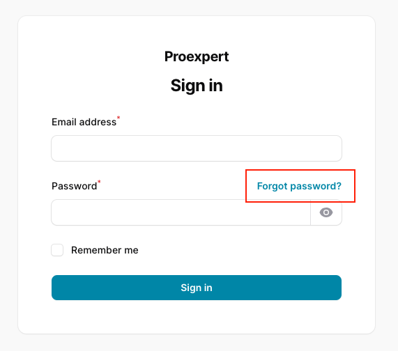 Reset Password